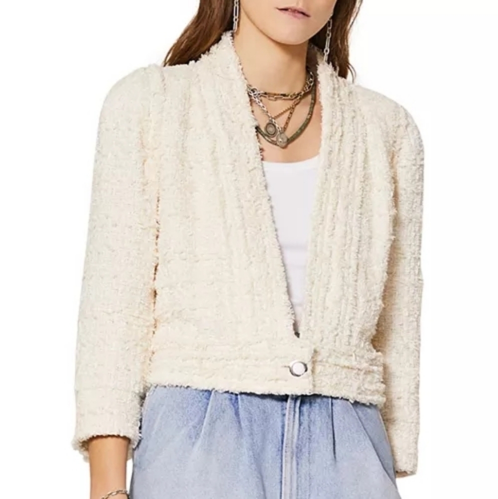 IRO Cadan Cropped Tweed Jacket